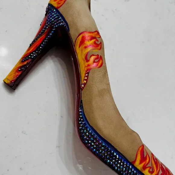 Wild Fire Heels by Drip Creations - Picture 4 of 12